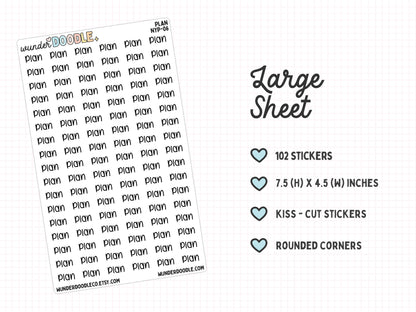 Plan Planner Stickers | NYP-06