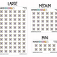 Radiation Planner Stickers | IC-132