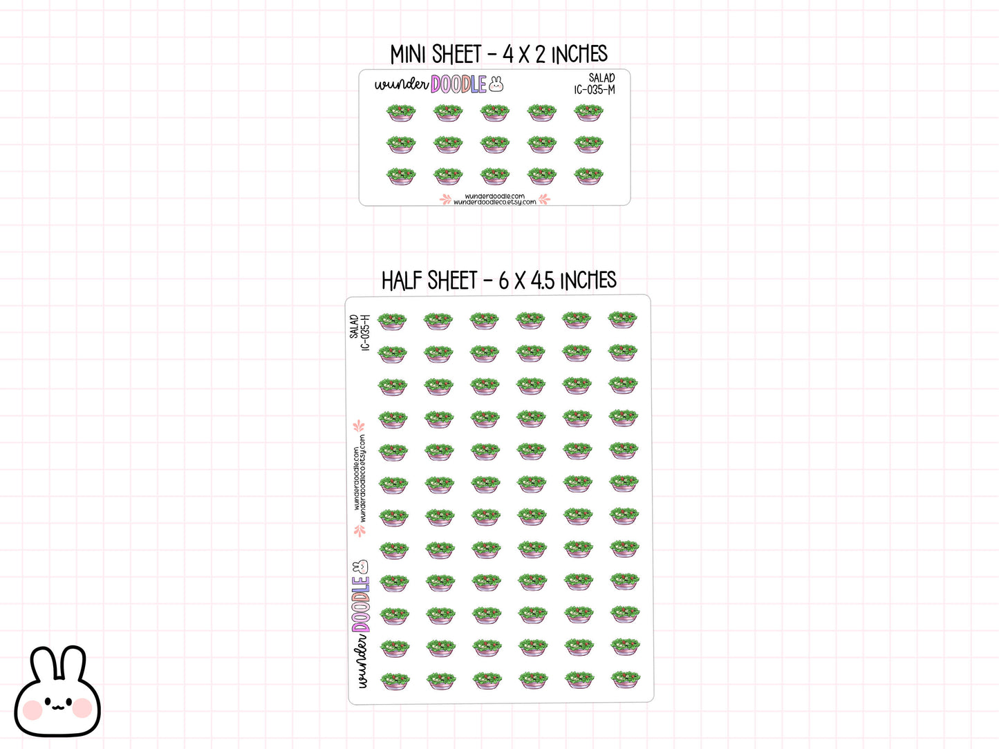 Salad Planner Stickers | IC-035