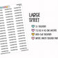Membership Planner Stickers | MS-12