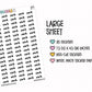 Work Planner Stickers | RF-11