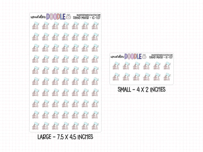 Stand Mixer Planner Stickers | IC-0107