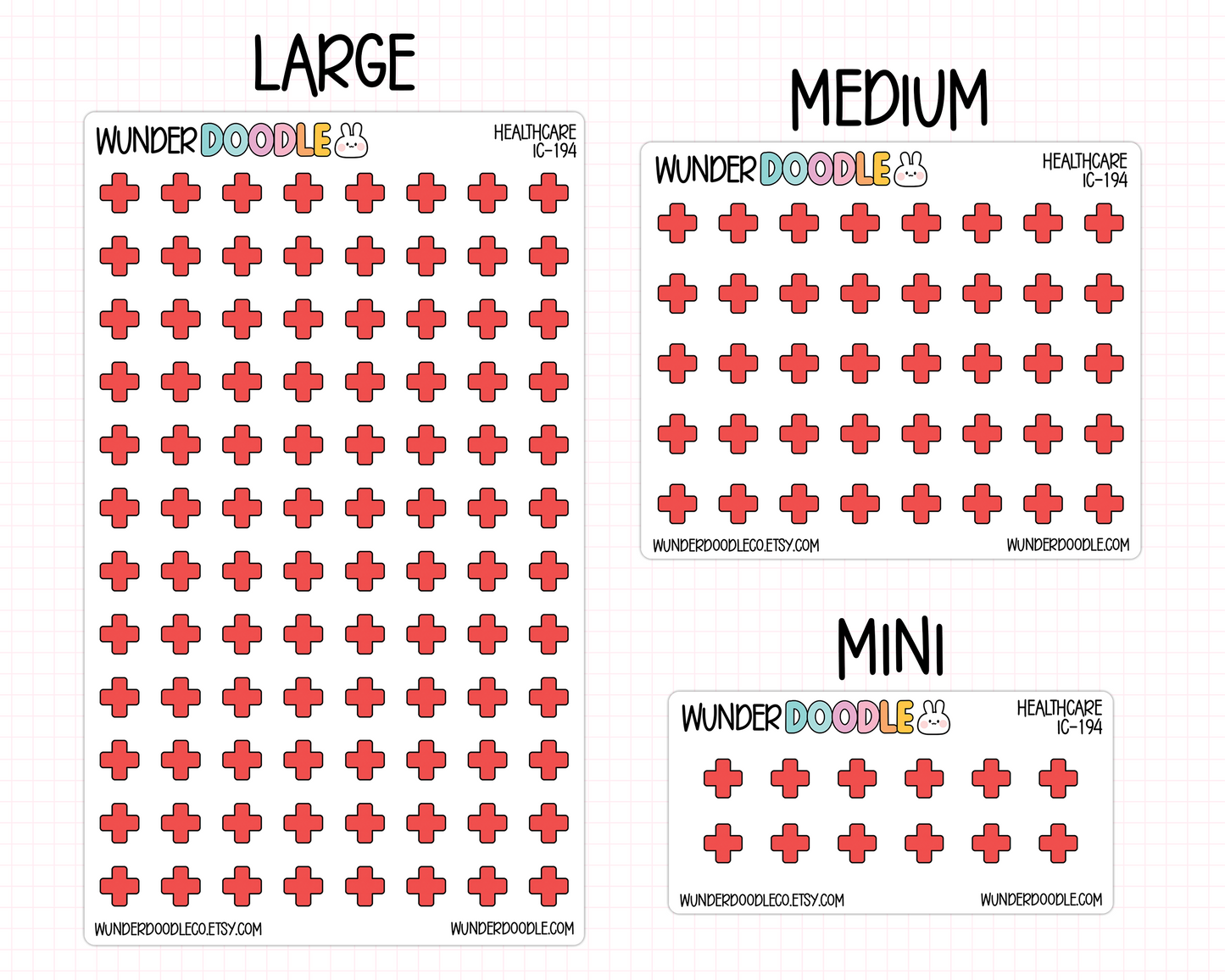 Healthcare Planner Stickers | IC-194