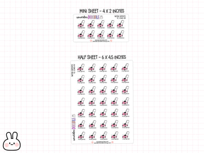 Mow Grass Planner Stickers | IC-046