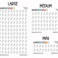 Push Pin Planner Stickers | IC-136