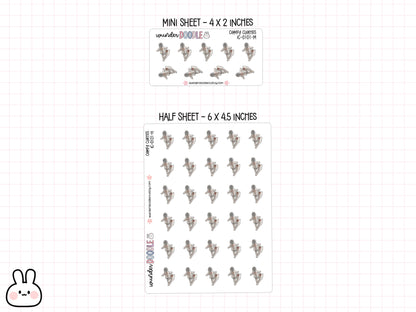 Comfy Clothes Planner Stickers | IC-0101