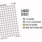Heart Notebook Planner Stickers | IC-145
