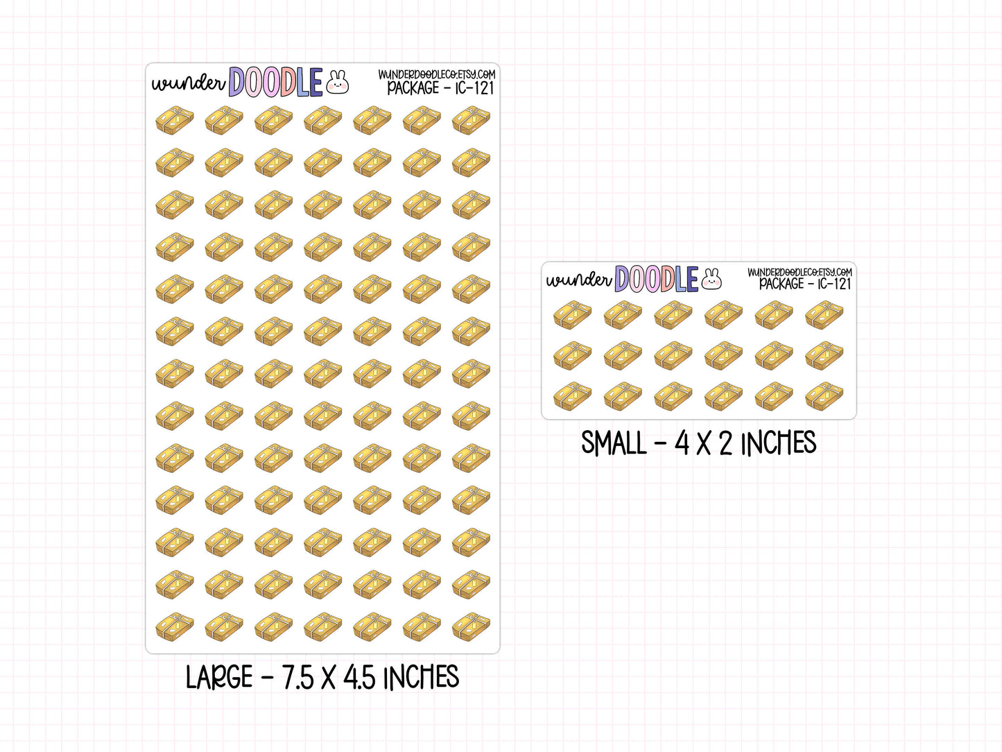 Package Planner Stickers | IC-121