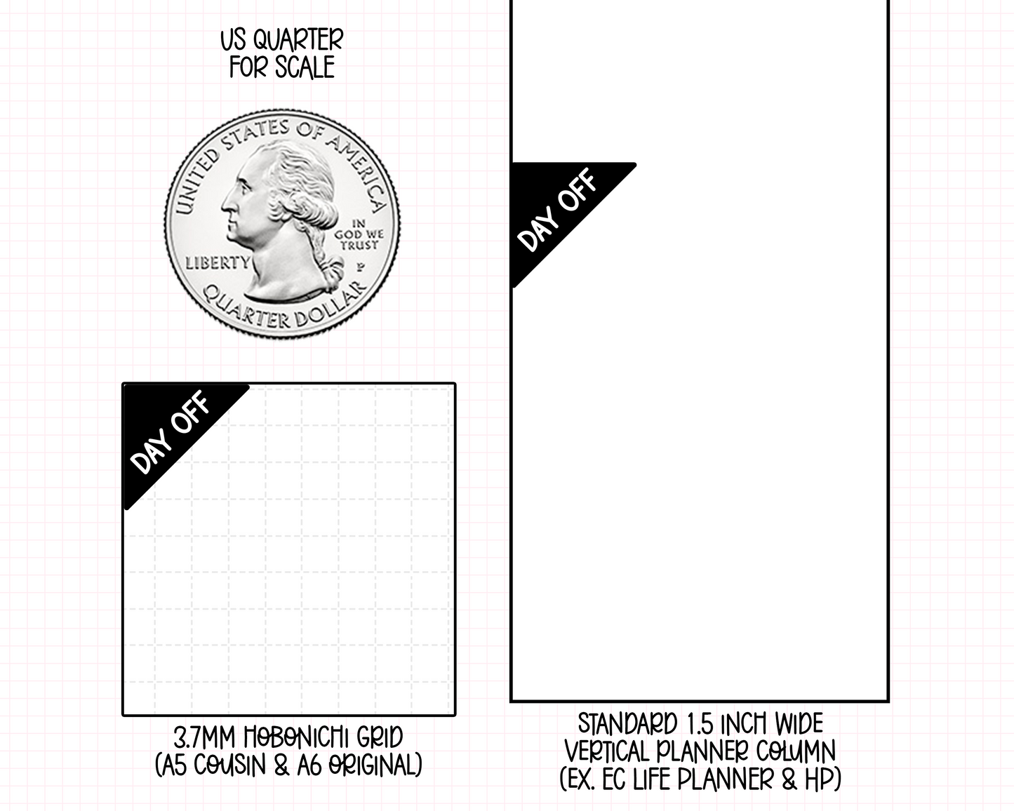 Day Off Planner Stickers | CORNER-02
