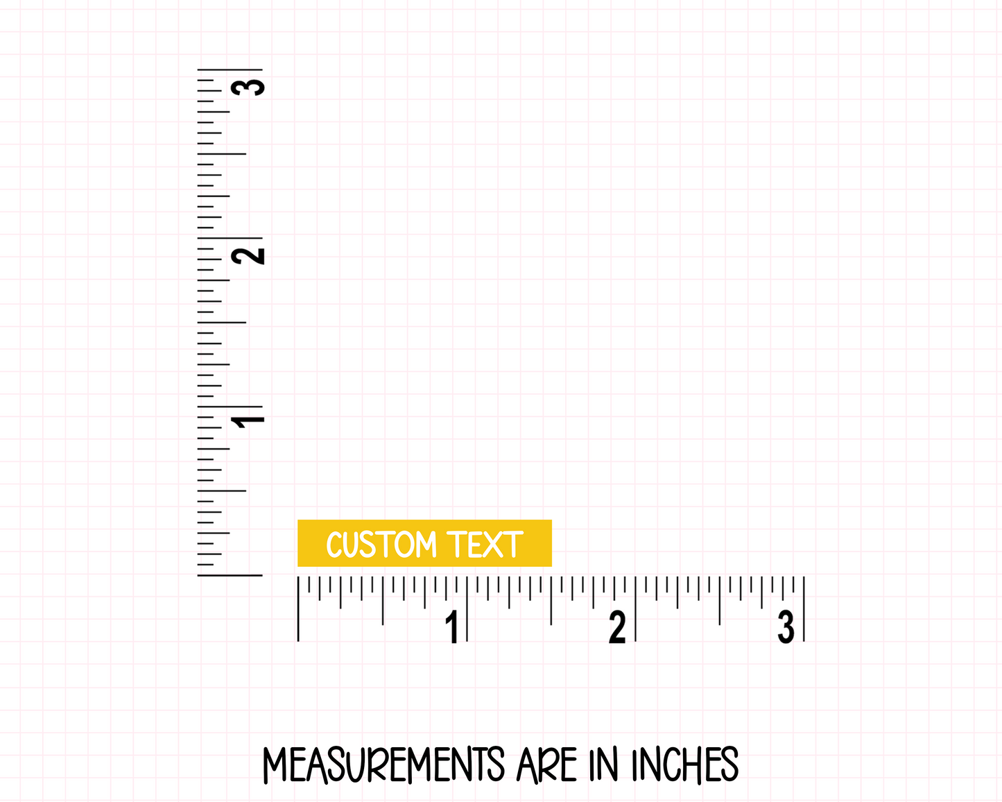 Custom Text Planner Stickers | BAR-CB-CUSTOM