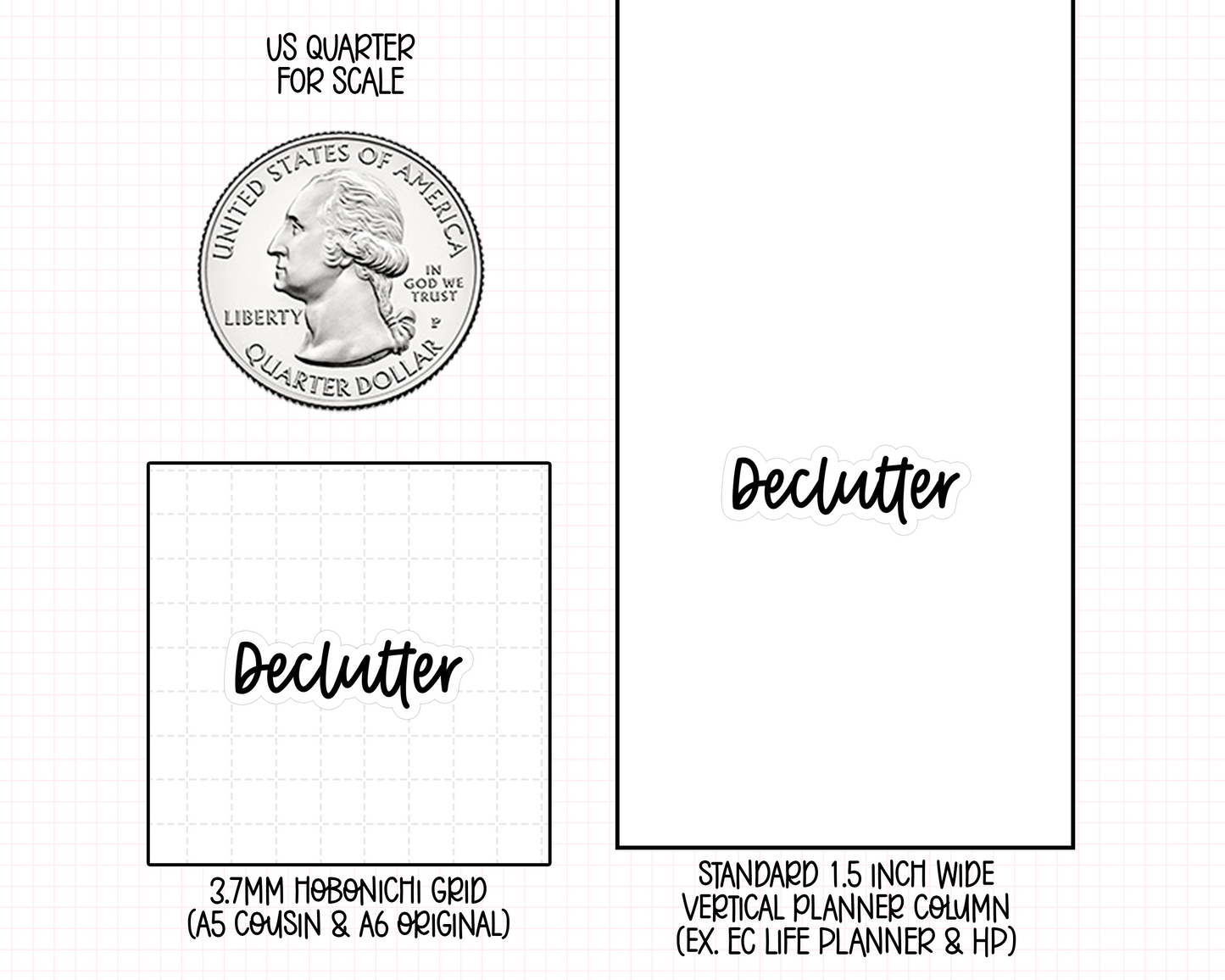 Declutter Planner Stickers | CS-16