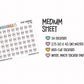 Heart Notebook Planner Stickers | IC-145