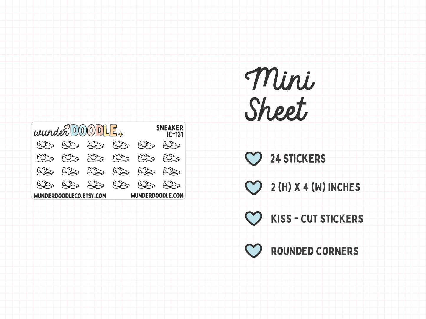 Sneaker Planner Stickers | IC-131