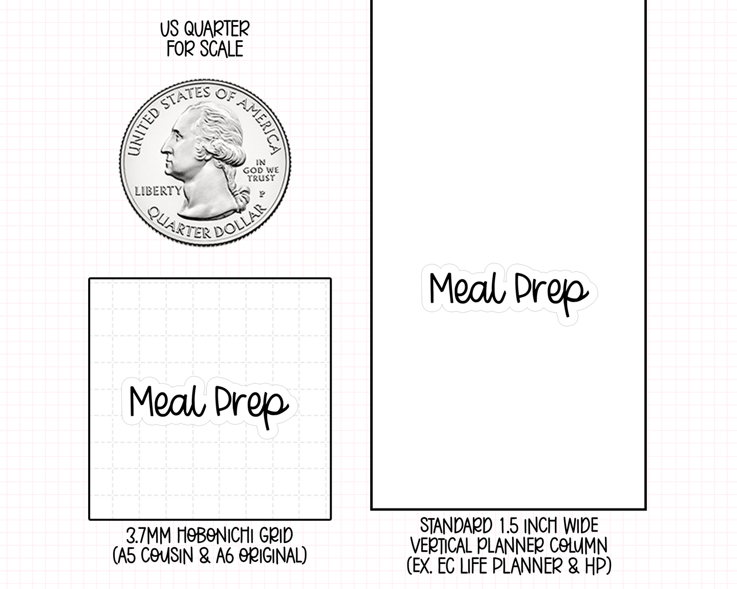 Meal Prep Planner Stickers | MS-49
