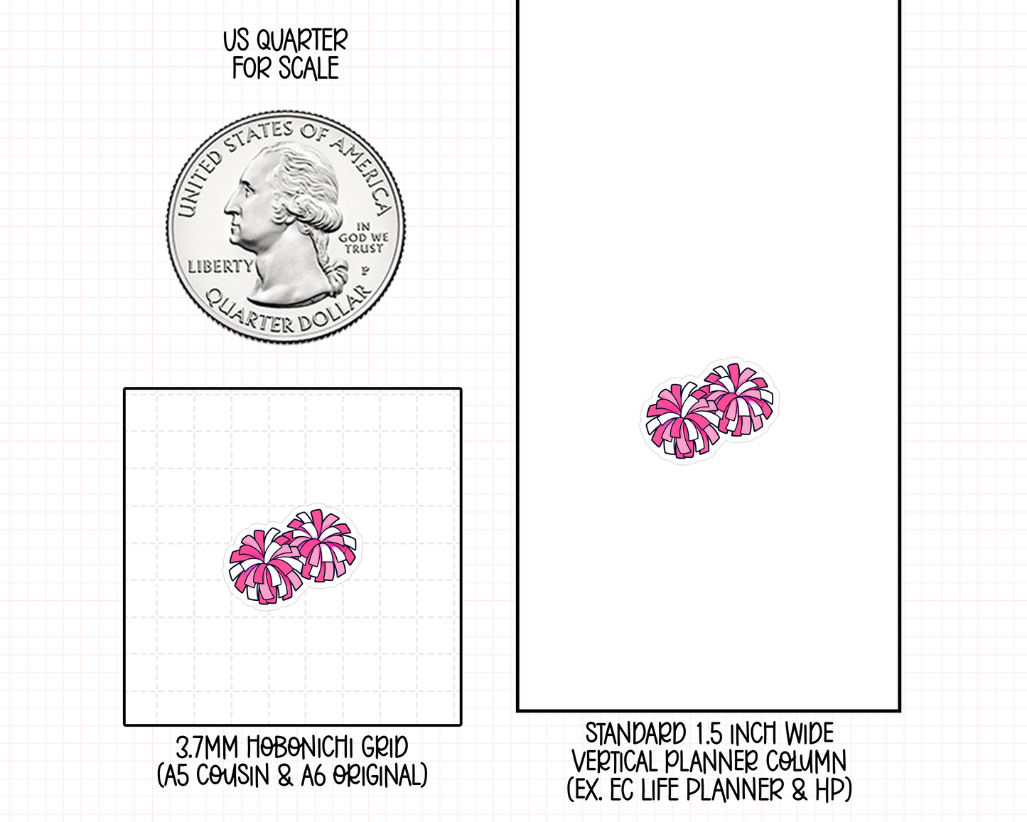 Cheer Planner Stickers | IC-11