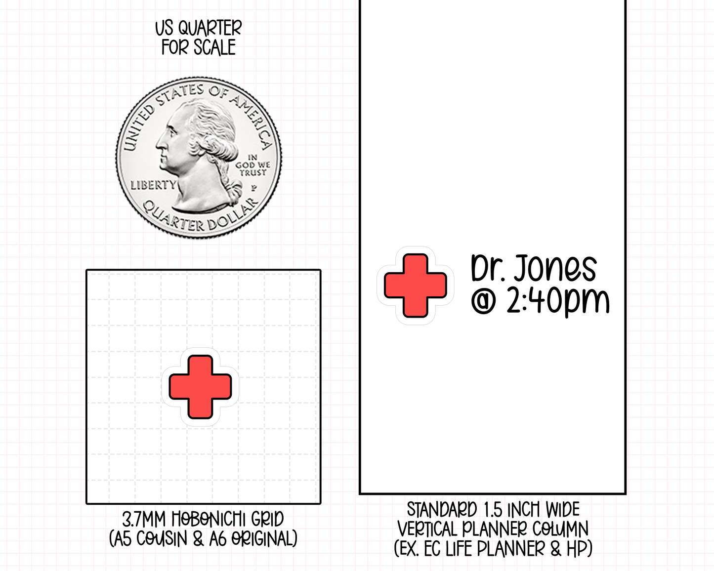Healthcare Planner Stickers | IC-194