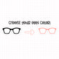 Glasses Planner Stickers | IC-08