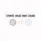 Volleyball Planner Stickers | IC-074