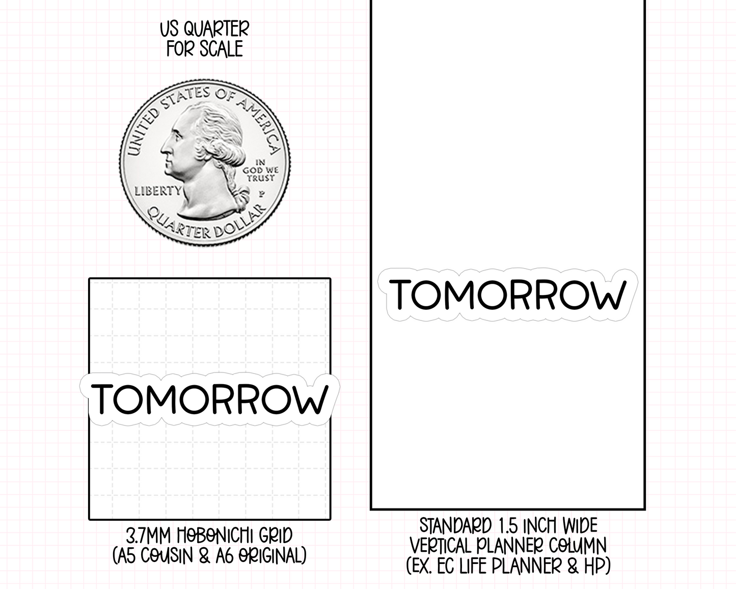 Tomorrow Planner Stickers | F1-03