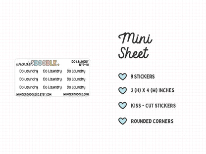 Do Laundry Planner Stickers | NYP-10