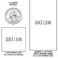 Quick Clean Planner Stickers | SC-33