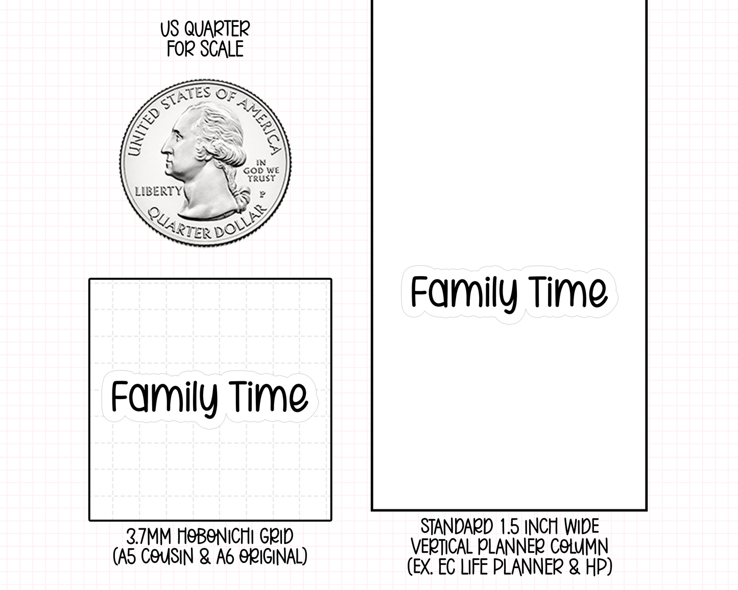 Family Time Planner Stickers | NYP-31