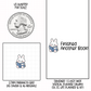 Doodle Bunny Reading Planner Stickers | IC-196