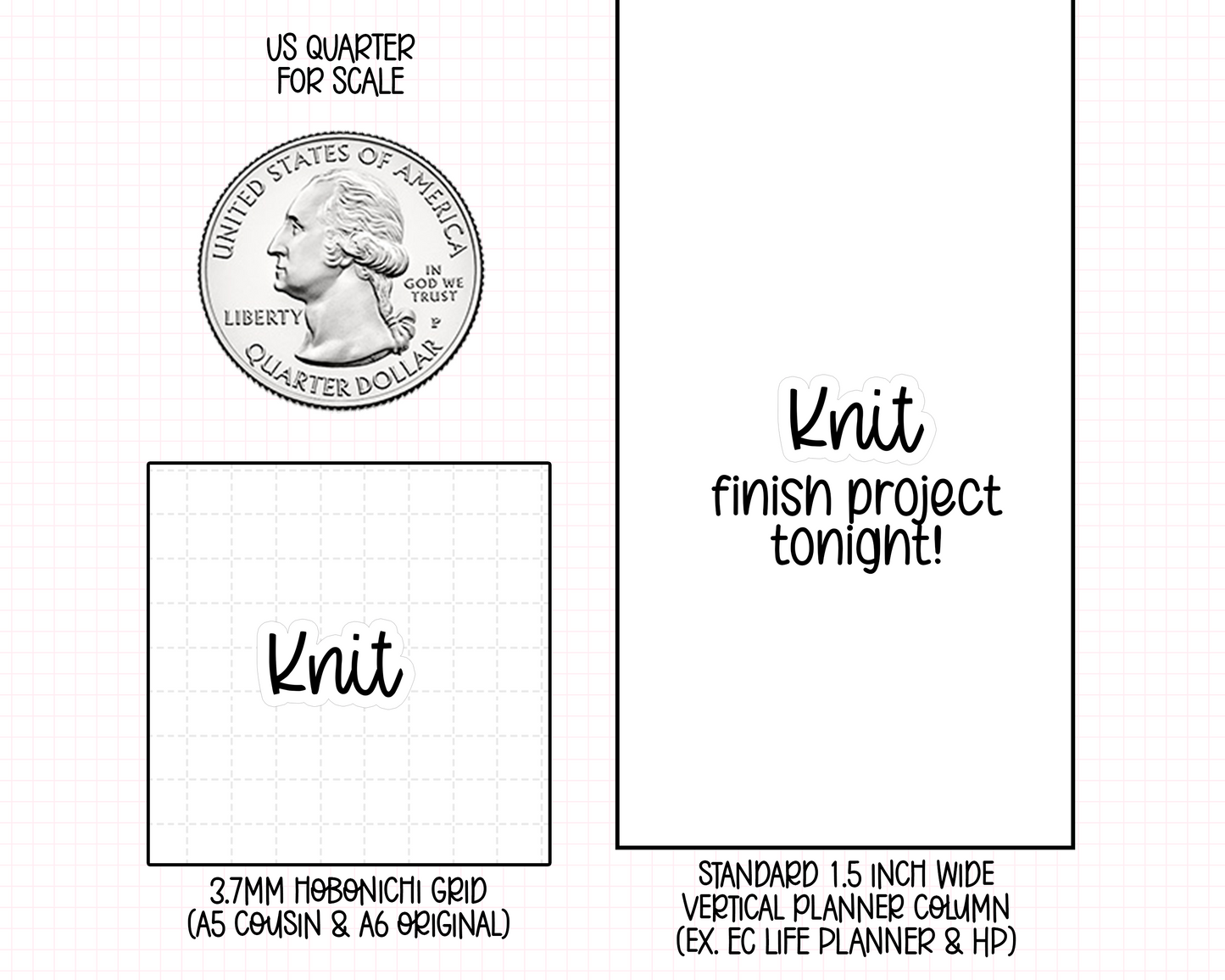 Knit Planner Stickers | MS-52