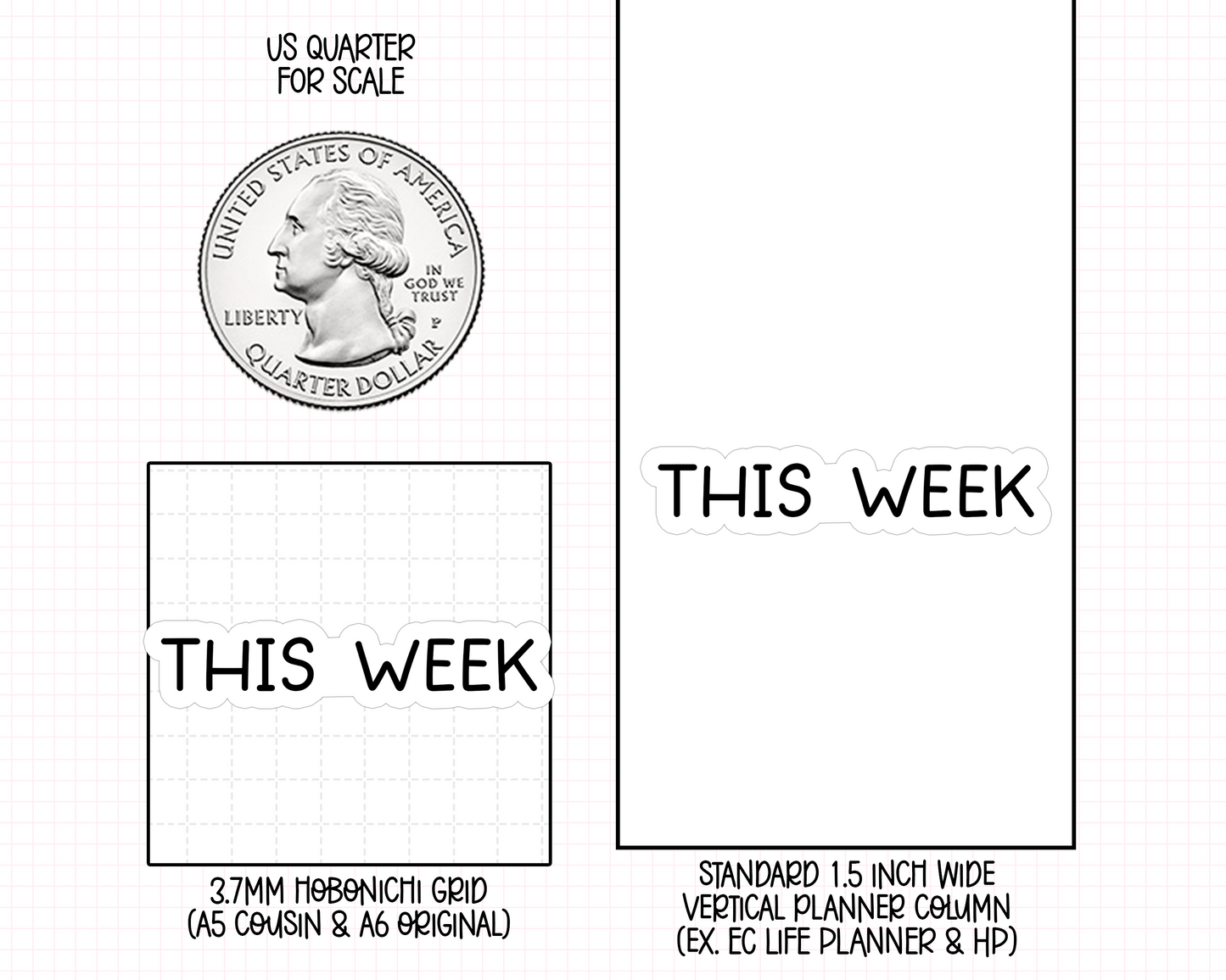 This Week Planner Stickers | F1-04