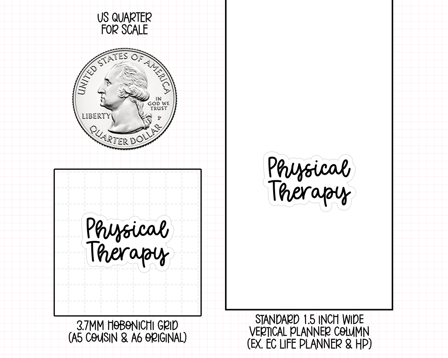 Physical Therapy Planner Stickers | BT-13