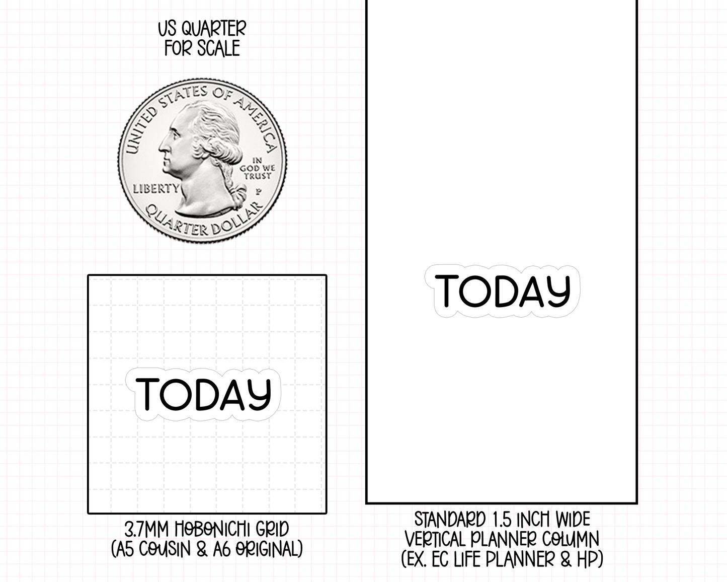 Today Planner Stickers | F1-02
