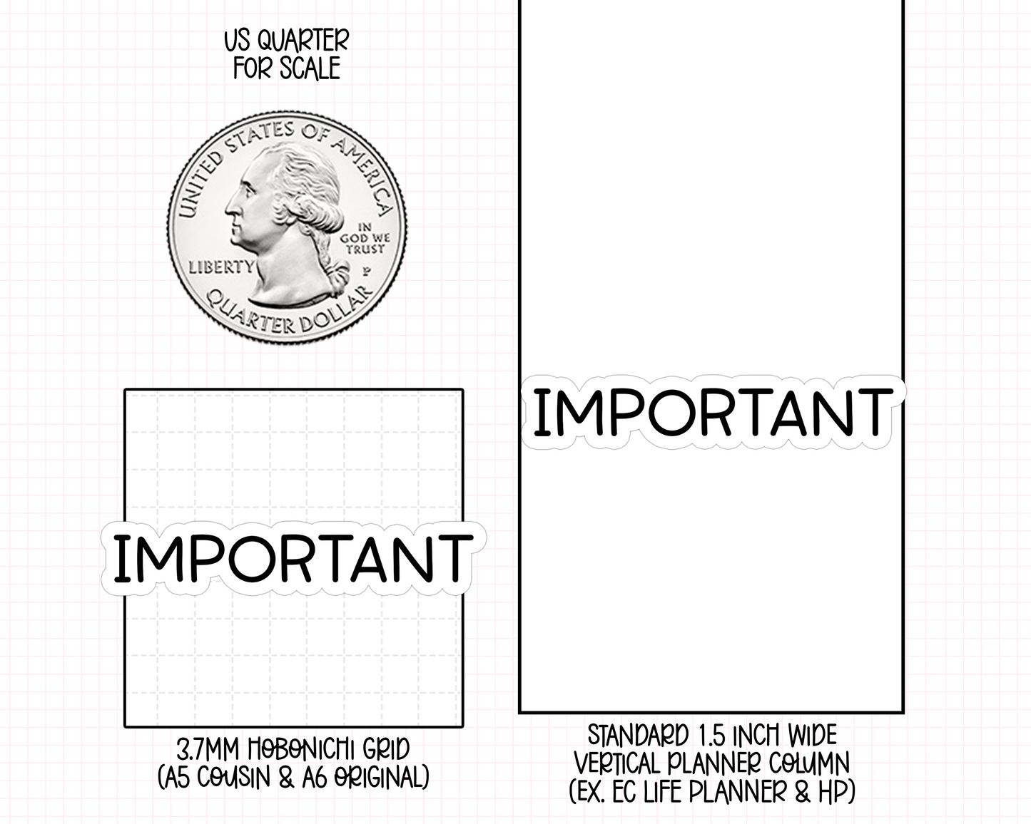 Important Planner Stickers | F1-07