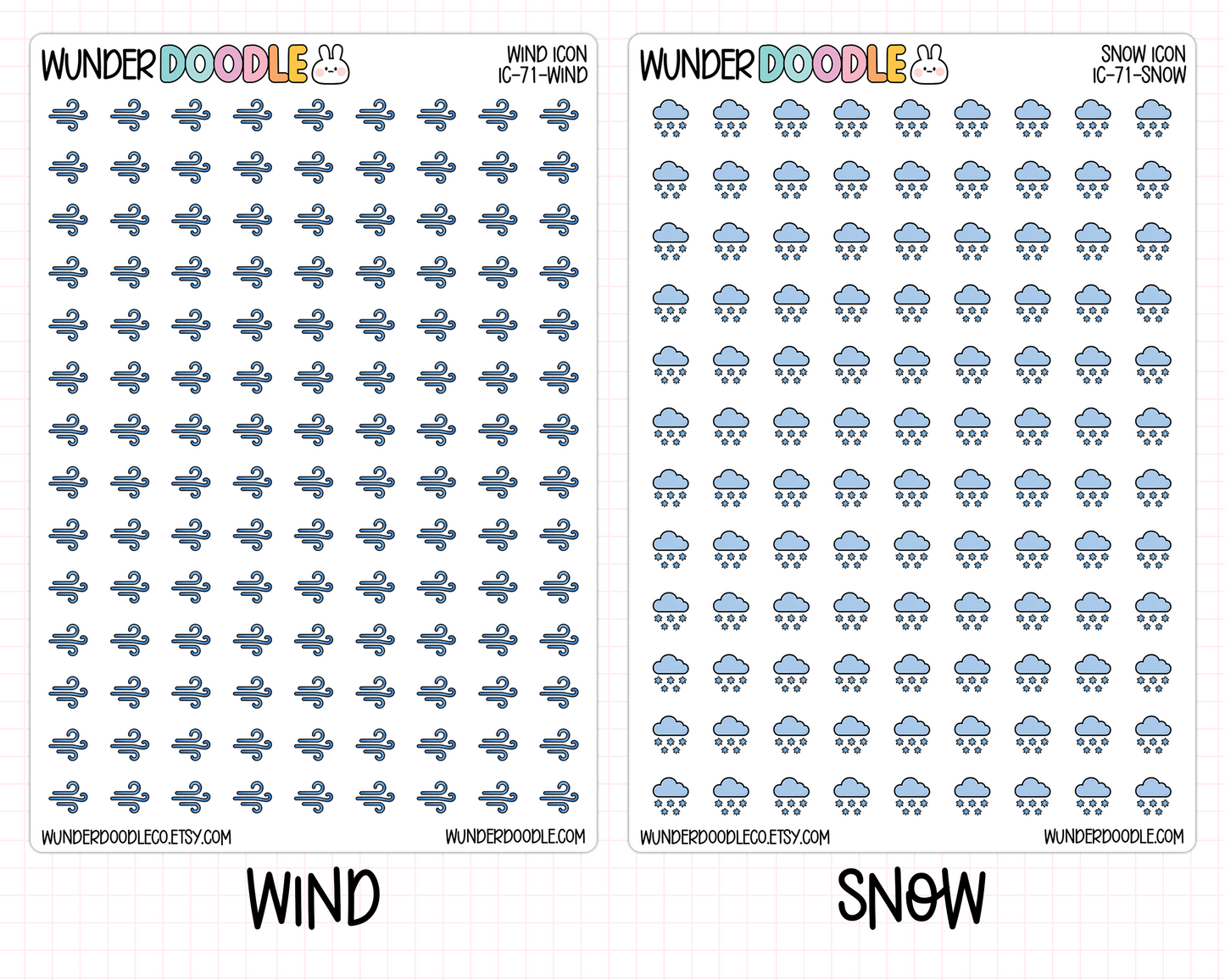 Weather Planner Stickers | IC-71