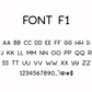 Custom Text Planner Stickers | Font F1