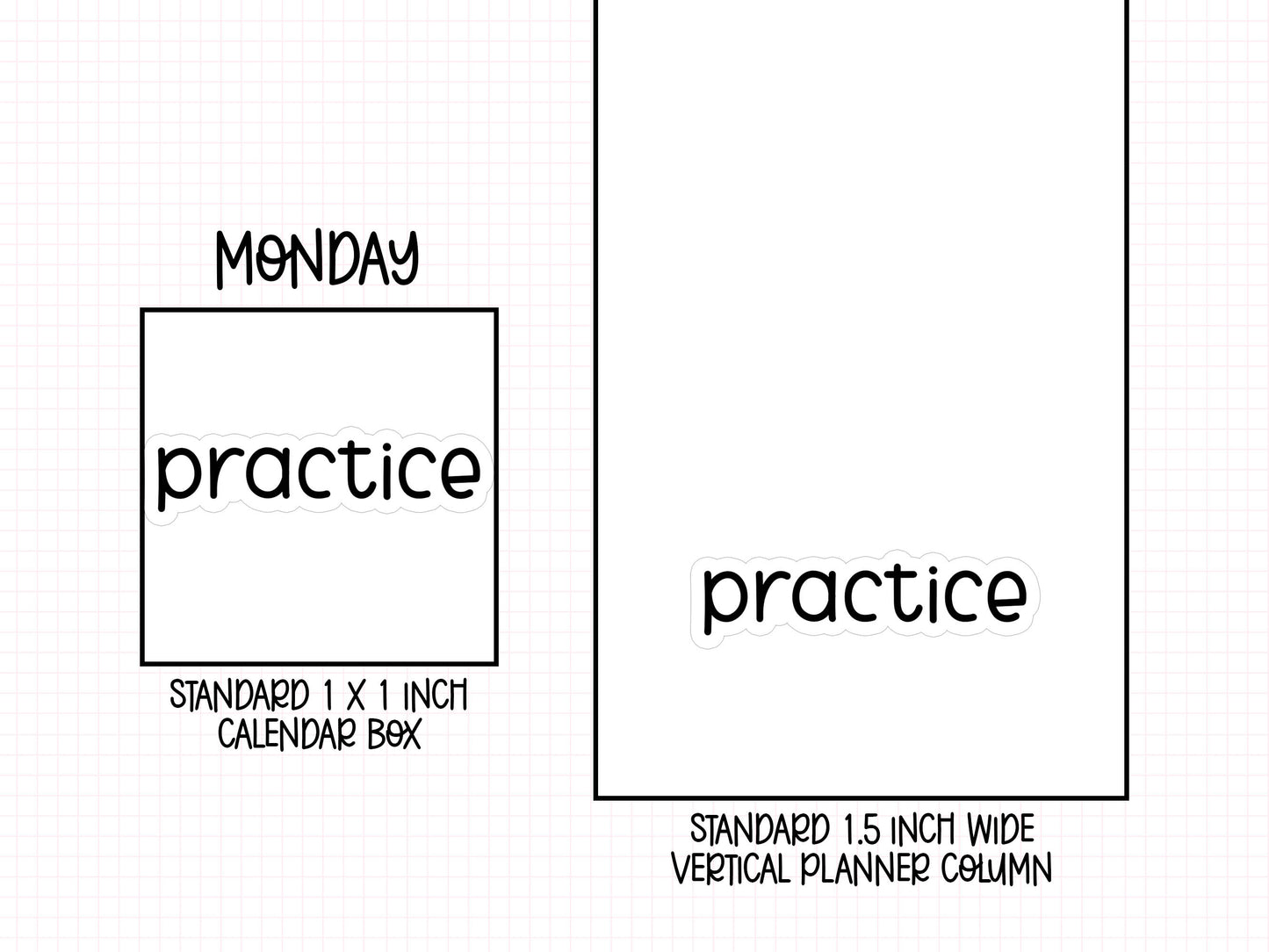 Practice Planner Stickers | LR-12