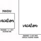 Vacation Planner Stickers | CS-04
