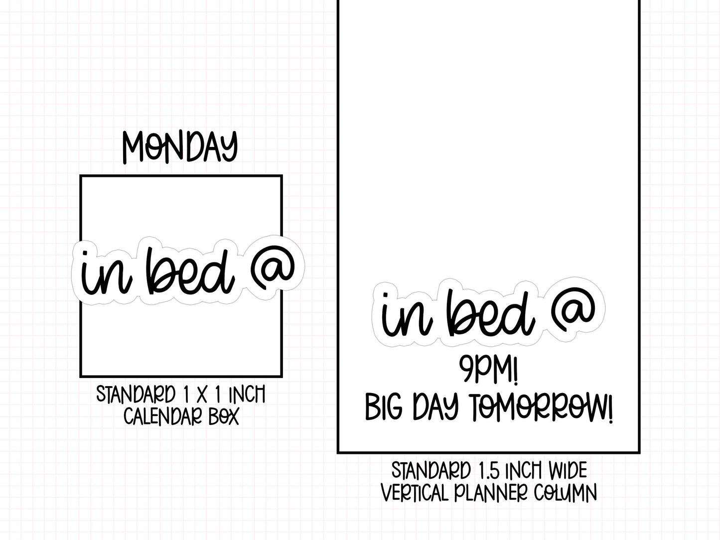 In Bed @ Planner Stickers | MS-30