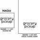 Grocery Pickup Planner Stickers | LR-14