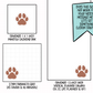 Paw Print Planner Stickers | IC-70