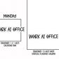 Work At Office Planner Stickers | AW-12