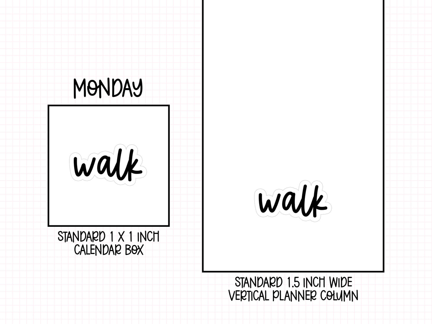 Walk Planner Stickers | CS-05