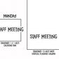 Staff Meeting Planner Stickers | AW-14