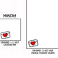 Heart Mail Planner Stickers | IC-146