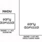 Early Dismissal Planner Stickers | LR-22