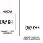 Day Off Planner Stickers | AW-03
