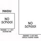 No School Planner Stickers | LR-26