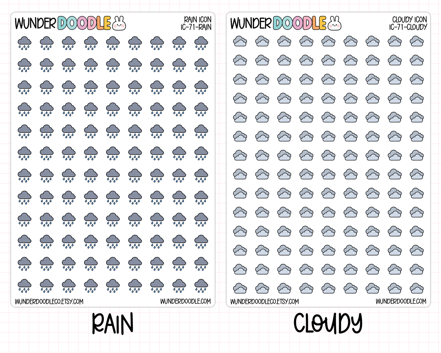Weather Planner Stickers | IC-71