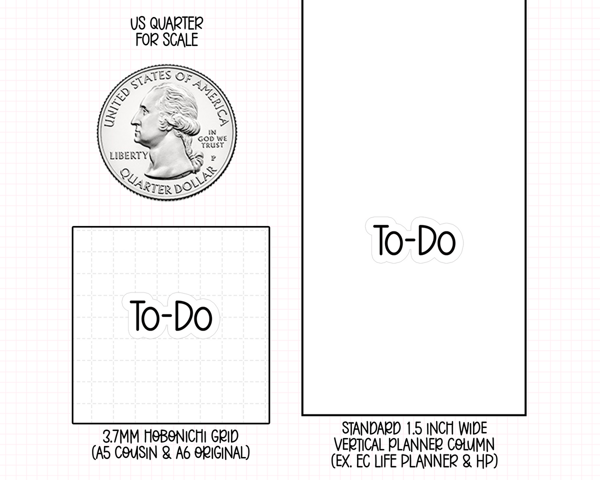 To Do Planner Stickers | F1-04