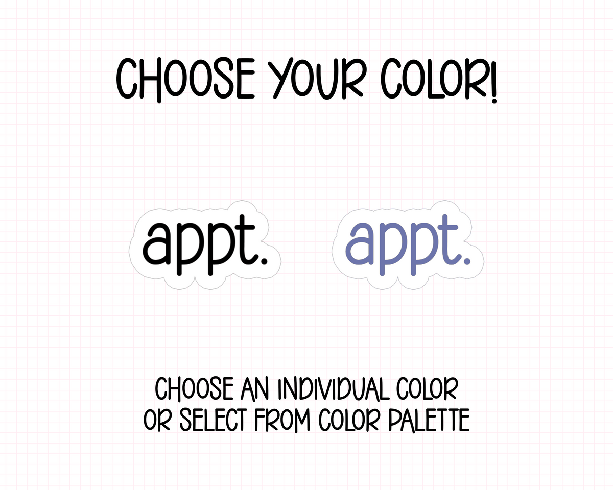 Appt Planner Stickers | F1-02