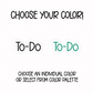 To Do Planner Stickers | F1-04